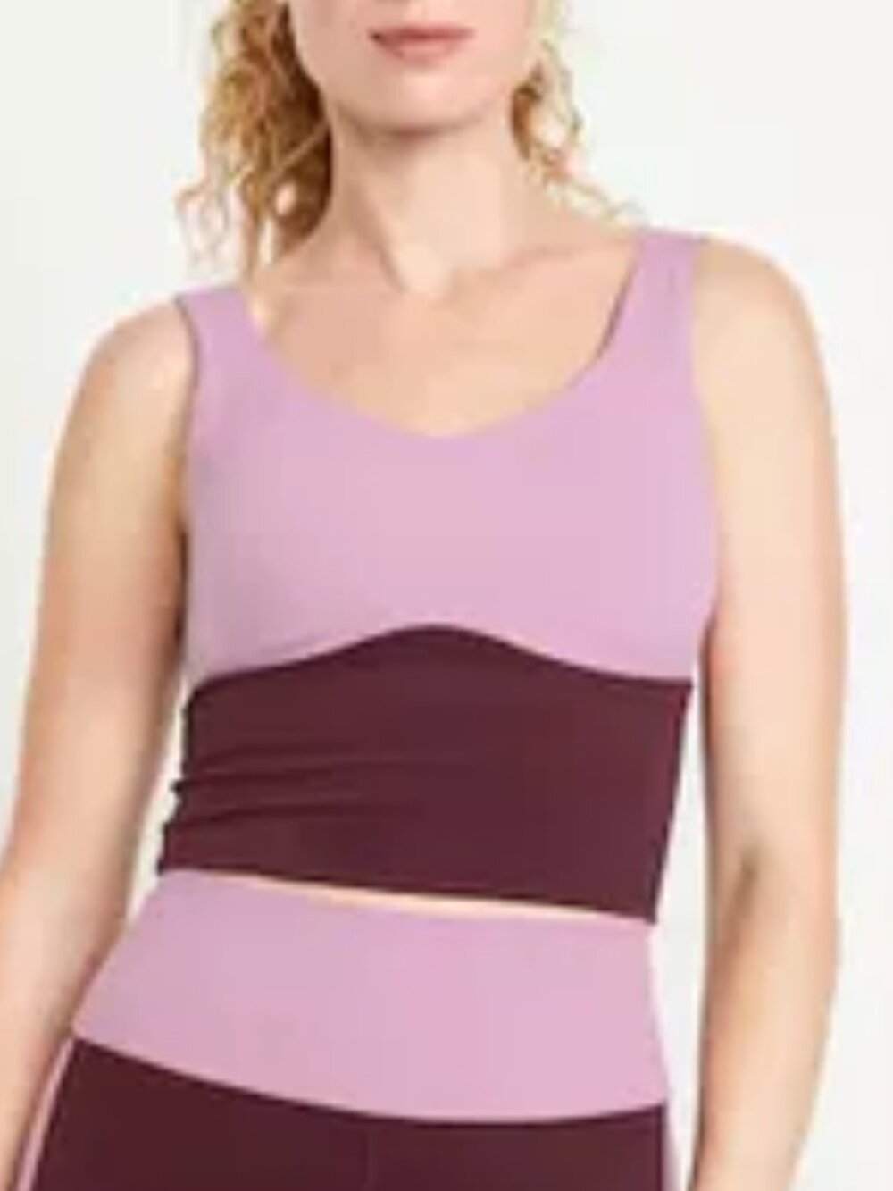 Old Navy Active colour block sports bra / S